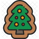 Lebkuchen Kiefer Baum Icon