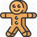 Lebkuchen Keks Gebacken Icon