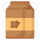 Chocolate Leche Caja Icono