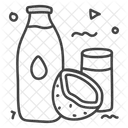 Leche de coco  Icono