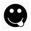 Lecker Emoji Gesicht Symbol