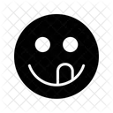 Lecker Emoji Gesicht Symbol
