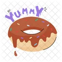 Leckerer Donut  Symbol