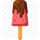 Eis Eis Am Stiel Erdbeere Symbol