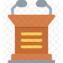 Lectern Presentation Speaker Icon