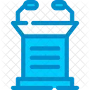 Lectern Presentation Speaker Icon