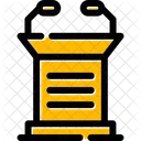 Lectern Presentation Speaker Icon