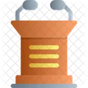 Lectern Presentation Speaker Icon