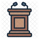 Lectern Podium Speech Icon