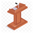 Lectern Presentation Public Icon