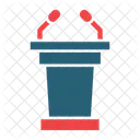 Podium Speech Presentation Icon
