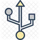 Cle USB Logo USB Port USB Icône