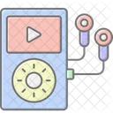 Mp Player Lineal Color Icon Icône