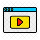 Lecteur Video Video Multimedia Icône