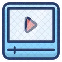 Lecteur Video Streaming Video Video En Ligne Icône