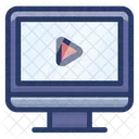 Lecteur Video Streaming Video Video En Ligne Icône
