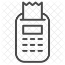 Lector de tarjetas de crédito  Icono