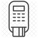 Lector de tarjetas de crédito  Icono