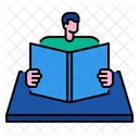 Lectura Libro Biblioteca Icon