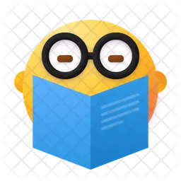 Lectura Emoji Icono