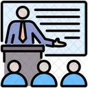 Lecture Online Course Material Icon