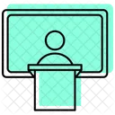 Lecture Presentation Seminar Icon