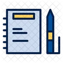 Lecture Notes Study Academic Icon