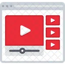 Lecture Video Suggestion Streaming Icon