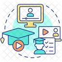 Lecture Video Micro Learning Icon