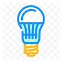 LED Iluminacion Energia Icono
