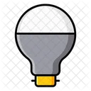 Led Bulb Light Luminous Icon