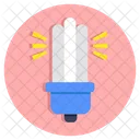 Energy Saver Bulb Lightbulb Cfl Lamp Icon