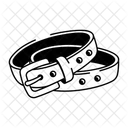Ledergurtel Schnalle Huftgurtel Symbol