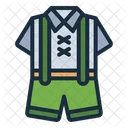 Lederhosen Clothes Oktoberfest Icon