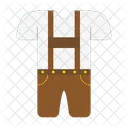 Lederhosen Traditional Festival Icon