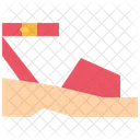 Ledersandale  Symbol