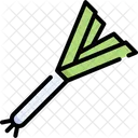 Leek Vegetable Fiber Icon