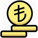 Moneda Lira Dinero Efectivo Icon