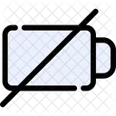 Leere Batterie  Symbol