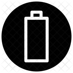 Leere Batterie  Symbol