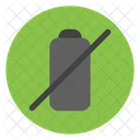 Leere Batterie  Symbol