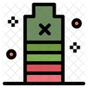 Leere Batterie  Symbol