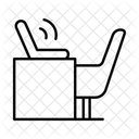 Leerer Schreibtisch Symbol