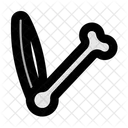 Lefr arm bone  Symbol