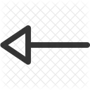 Left Arrow Symbol Icon