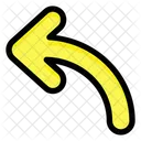 Left Turn Direction Icon