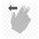 Two Fingers Left Icon
