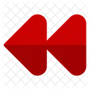 Flat Arrow Symbol Icon