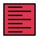 Left Alignment Format Icon