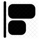 Left Align Horizontal Align Icon